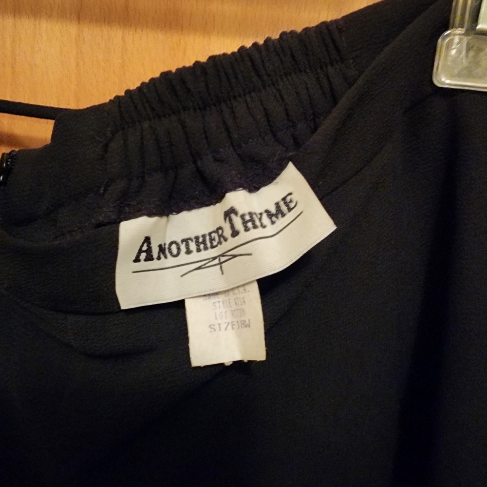 Womens plus size 18W black dress pants